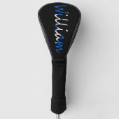 Name auf der schottischen Flagge Golf Headcover (Vorderseite)