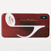 Name auf einer Musiknote Case-Mate iPhone Hülle (Rückseite (Horizontal))