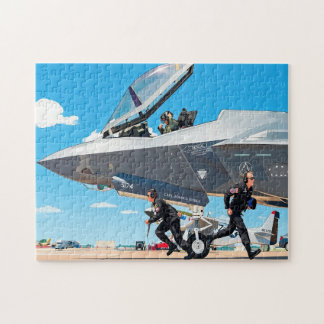 Name auf Kinder F-35 Lightning II Vorflug anpassen Puzzle