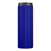 Name auf Navy Blue Matching Design 12oz Thermosbecher (Rückseite)
