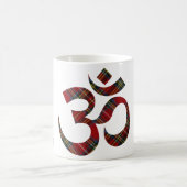 Name auf Om Symbol 11oz Kaffeemaschine Tasse (Mittel)