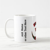 Name auf Om Symbol 11oz Kaffeemaschine Tasse (Links)