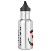 Name auf Om Symbol 18oz Edelstahlflasche (Links)