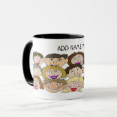 Name auf Tasse hinzufügen (Vorderseite Links)