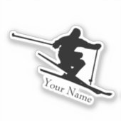 Name-Aufkleber überspringen Aufkleber (Vorderseite)