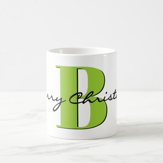 Name, August Peridot Birthstone | Frohe Weihnachte Kaffeetasse (Mittel)