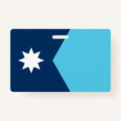 Name Badge with flag of Minnesota, USA Ausweis (Rückseite)