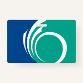 Name Badge with flag of Ottawa, Canada Ausweis (Vorderseite)