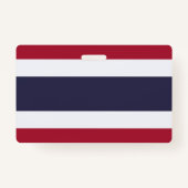 Name Badge with flag of Thailand Ausweis (Vorderseite)