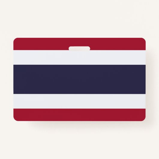 Name Badge with flag of Thailand Ausweis (Rückseite)