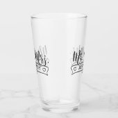 Name Banner Mr & Mrs ID668 Glas (Rechts)