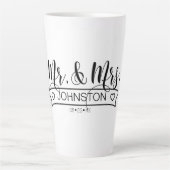 Name Banner Mr & Mrs ID668 Milchtasse (Vorderseite)