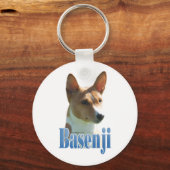 Name Basenji Schlüsselanhänger (Vorderseite)