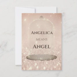 Name Bedeutung Angelica Glitzer Rose Süß 16. Einladung