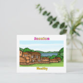 Name & Bedeutung - Jessica Postkarte (Stehend Vorderseite)