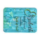 Name Bedeutung Magnet: Elisabeth, Eid Gottes Magnet (Horizontal)