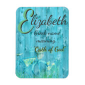 Name Bedeutung Magnet: Elisabeth, Eid Gottes Magnet (Vertikal)