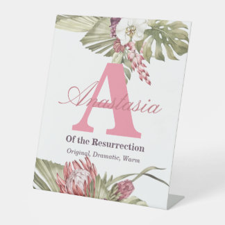 Name Bedeutung von Anastasia Sockelschild