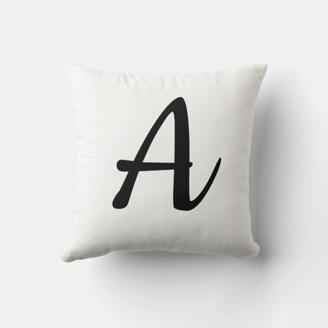 Name, beginnend mit A Kissen (Rückseite)