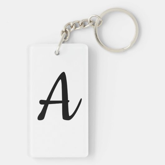 Name, beginnend mit A Schlüsselanhänger (Rückseite)