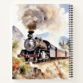 Name / Betreff Braune Dampfbahn hinzufügen Notizblock (Rückseite)