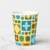 Name & Beziehung Geburtsdatum Orange & Grün hinzuf Pappbecher