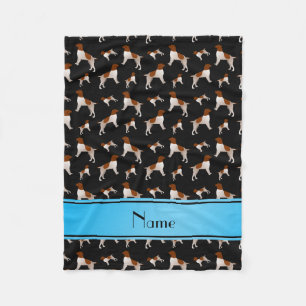 Name Black Drahthaar Pointing Griffon Hunde Fleecedecke