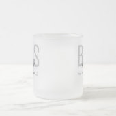 Name Black Gray Boss Mattglastasse (Mittel)