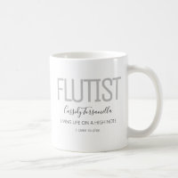 Name Black Gray Flute Player Flutist