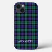 Name Black Watch Scottish Tartan Case-Mate iPhone Hülle (Rückseite)