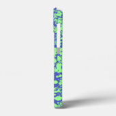 Name Blau Grün Surfstil Case-Mate iPhone Hülle (Rückseite / Links)