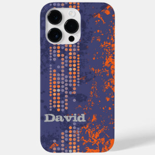 Name Blau-Orange-Surfstil Case-Mate iPhone Hülle