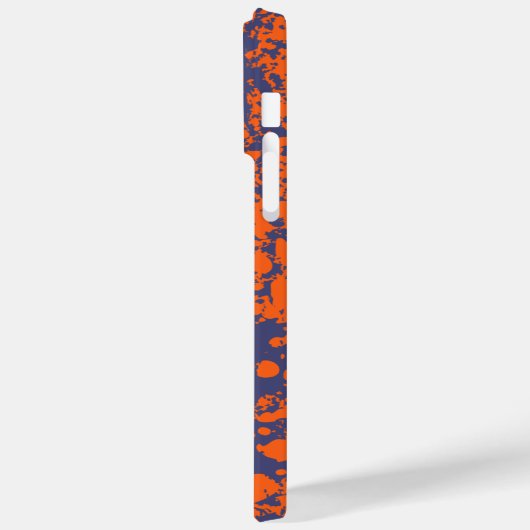 Name Blau-Orange-Surfstil Case-Mate iPhone Hülle (Rückseite / Links)