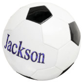 Name Blau und schwarz Jackson, Fußball (Dreiviertel)