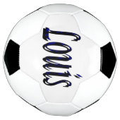 Name Blau und Schwarz Louis, Fußball (Gedreht)