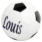 Name Blau und Schwarz Louis, Fußball (Dreiviertel)