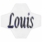 Name Blau und Schwarz Louis, Fußball (Flach)