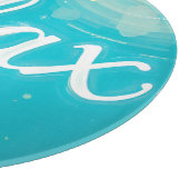 Name: Blaues Relax Design Schneidebrett (Ecke)