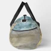 Name Blue Brown Landscape Nature Abstrakt Duffle Bag (Rechts)