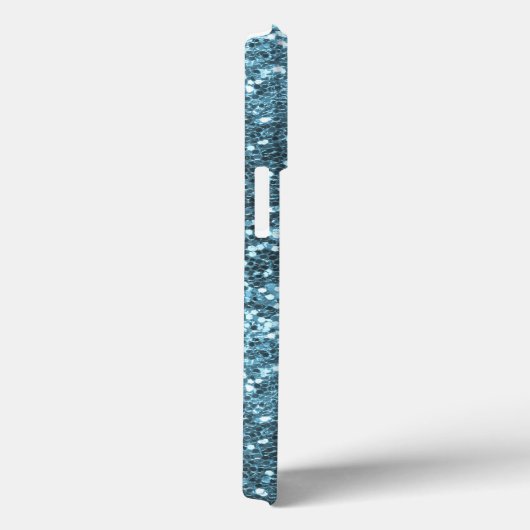 Name Blue Diamond Glitzer Look Case-Mate iPhone Hülle (Rückseite / Rechts)