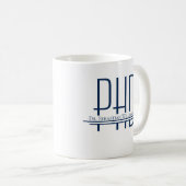 Name Blue PhD Coffee Tasse (VorderseiteRechts)