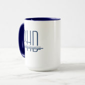 Name Blue PhD Tasse (Vorderseite Links)