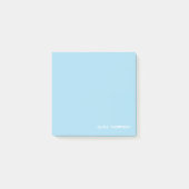 Name Blue Sticky Post-it Klebezettel (Vorderseite)