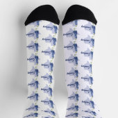 Name Bluebonnet Texas Socken (Oben)