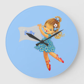 Name Blume Fairy Uhr hinzufügen, gürtelblau hübsch