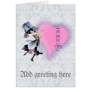 Name Blume Luftkarte hinzufügen - Vintage Kunsther