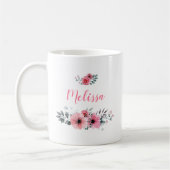 Name-Blumenkaffee-Tasse Kaffeetasse (Links)