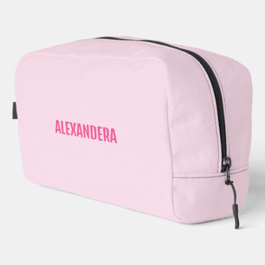 Name Blush Pink Bachelorette Bride Geschenk Waschbeutel (Rechte Ecke)