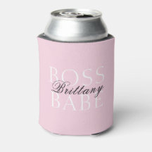 Name Boss Babe Typografie Pink