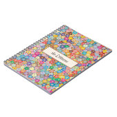 Name, Budget Bright & Colorful Tiny Blume Notizblock (Linke Seite)